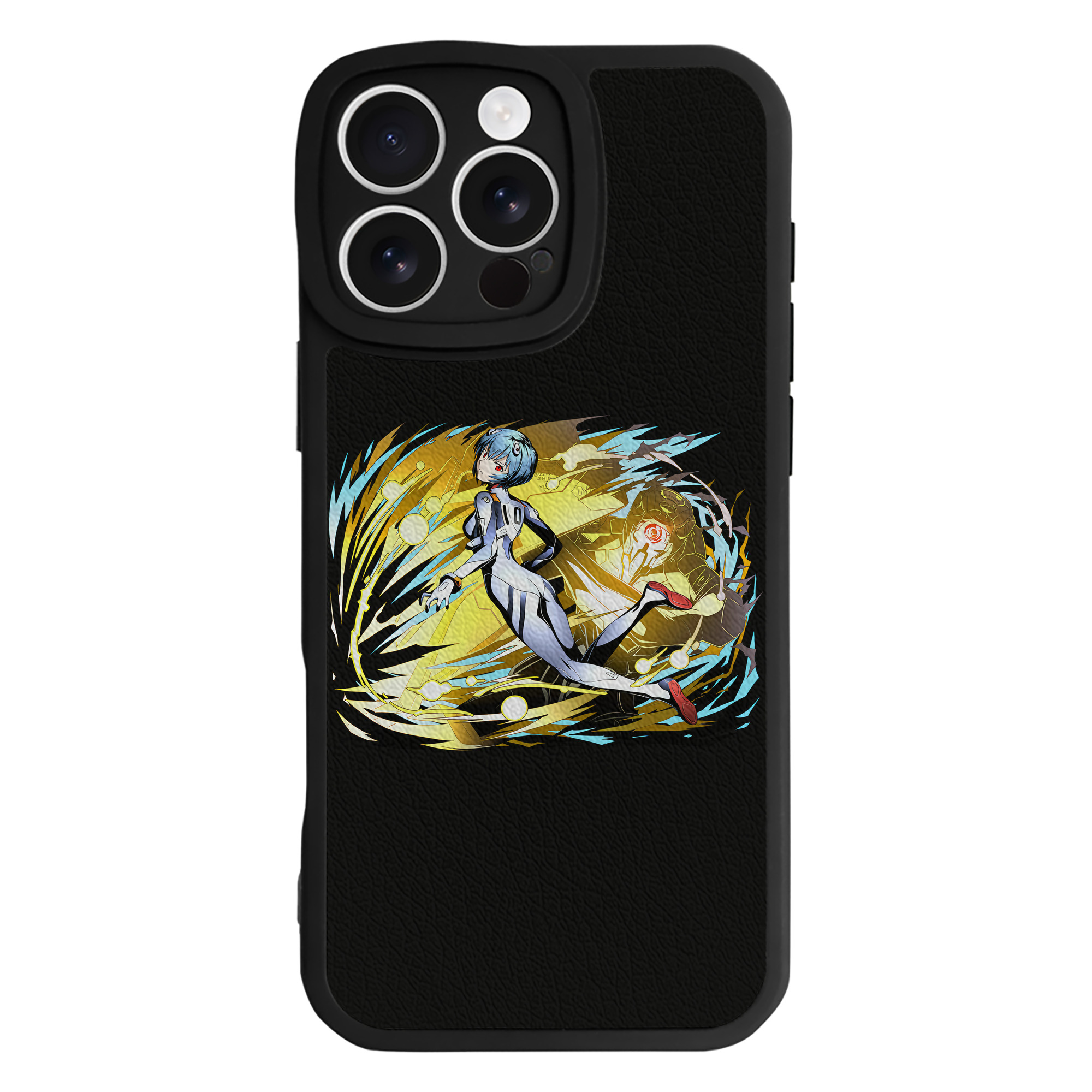 （画像用） EVA 新世紀エヴァンゲリオン 【iPhone 16シリーズ対応】シリコンスマホケース（レザー調） 材質：シリコン